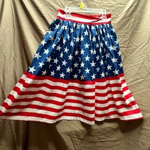 Flag a-line pinup skirt